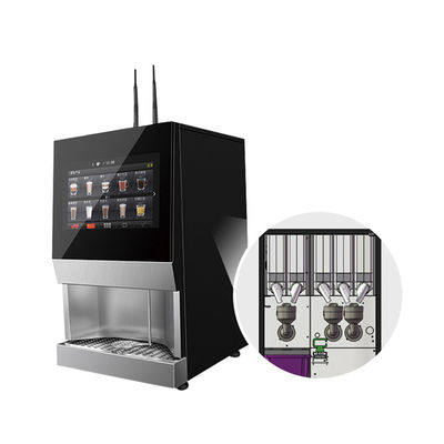 comprare SS304 Macchine per vendere tè e caffè in vetro temperato per ristoranti fabbricazione online