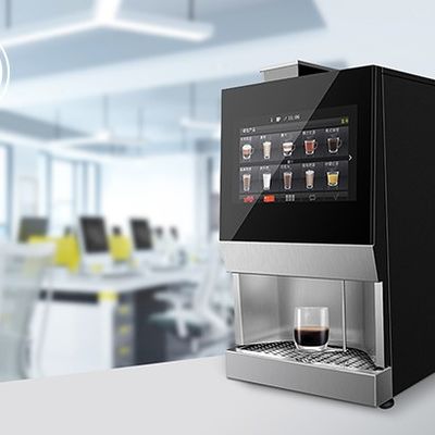 Acciaio inossidabile 304 Tavola superiore Macchina da caffè commerciale