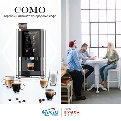15.6''' Touch Screen Coffee Vending Machine Con MDB Per Espresso Cappuccino Latte Coffee