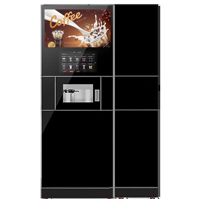 comprare 2400W Office QR Code Coin Operated Coffee Vending Machine con macchinetta per il gelato fabbricazione online