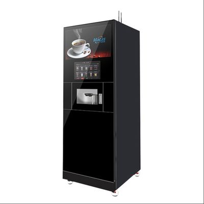 comprare Macchina automatica per vendere caffè da tazza a fagiolo 2200W con schermo pubblicitario da 27 pollici fabbricazione online