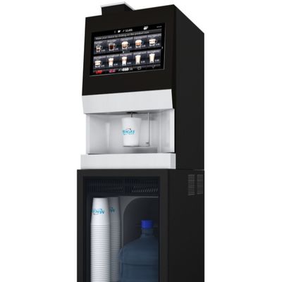 comprare Macchina venditrice di caffè da tavola a tazza con 3 contenitori fabbricazione online