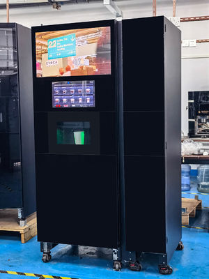 comprare 2400W Office QR Code Coin Operated Coffee Vending Machine con macchinetta per il gelato fabbricazione online