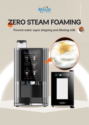 comprare Automatica facile pulizia e manutenzione macchina vending per il caffè di latte fresco intelligente fabbricazione online