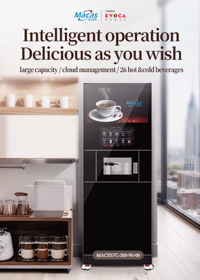 comprare Intelligent Feeding Floor Standing Coffee Machine Macas Commercial Fully Automatic Freshly Ground Cabinet Coffee Machine fabbricazione online