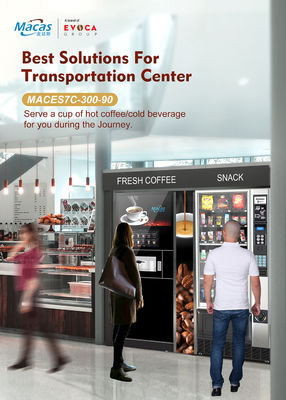 comprare Macchina da caffè a colonna completamente automatica con macinacaffè integrato e configurazione multi-ingrediente per bevande diverse fabbricazione online