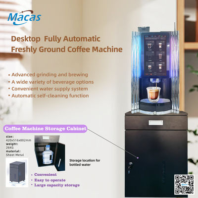 comprare Comoda e intelligente macchina automatica per caffè in grani con mobile personalizzato fabbricazione online