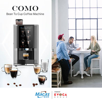 Macchina automatica per caffè bean to cup con touchscreen da 15,6 pollici