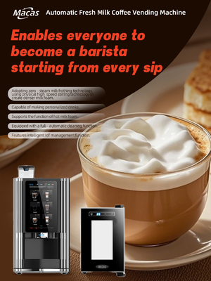 comprare Factory Commercial Bean to Cup Fresh Milk Espresso Coffee Machine suits in HoReCa fabbricazione online