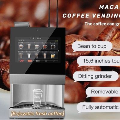 Scansione del codice QR Macchinario da caffè commerciale con schermo tattile Macchinario espresso automatico