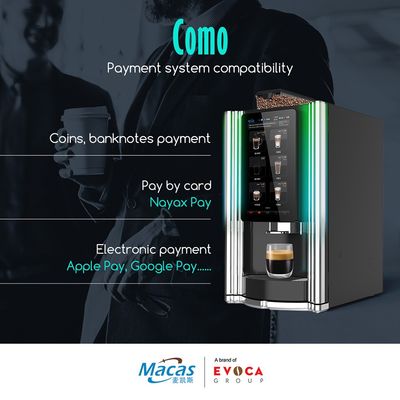 Un buon prezzo. 15.6 inch touch screen Instant Bean To Cup Vending Coffee Machine Supporto IOT in linea
