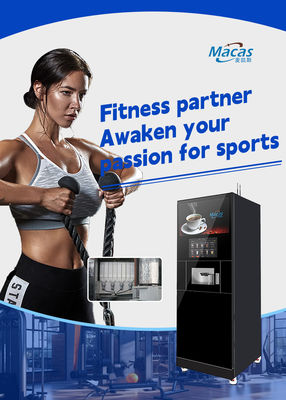 Un buon prezzo. GYM rifornimento di proteine Shake vending machine con 27 pollici schermo pubblicitario in linea