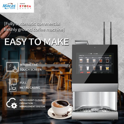 Comodo distributore di caffè espresso in acciaio inossidabile con meno di 1 minuto di preparazione