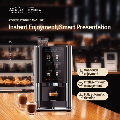 Macchina vending per caffè commerciale da 58 kg Selezione automatica di bevande nere per convenienza