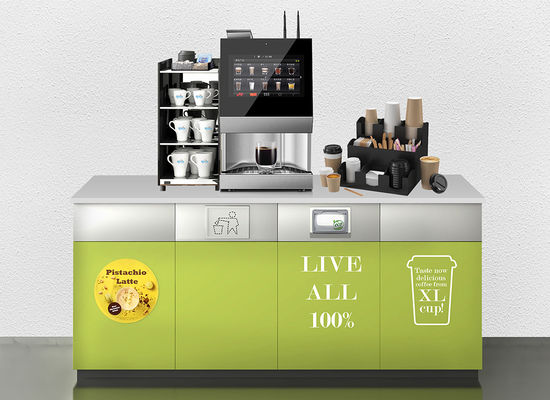 Un buon prezzo. Ottimizza il tuo servizio di bevande con la nostra macchina venditrice di caffè da fagioli a tazza per stabilimenti occupati in linea