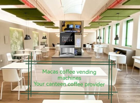 Macchina venditrice di caffè da fagiolo a tazza con macina di triturazione incorporata