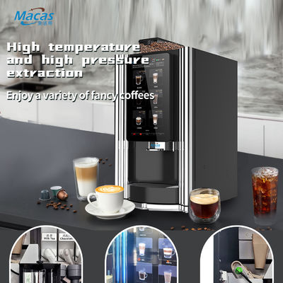 15Macchina per vendere caffè da 0,6 pollici con touch screen da fagioli a tazze per ufficio