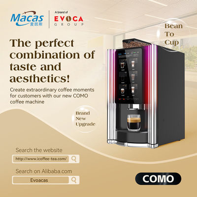 Conveniente e intelligente distributore di caffè da fagioli a tazze per uffici e HORECA