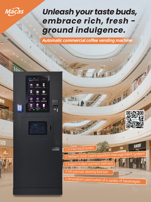 Un buon prezzo. Macchina da caffè commerciale completamente automatica a schermo singolo appena macinata in linea